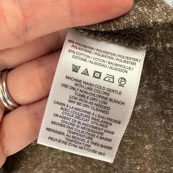 We The Free Heather Tan Sleeveless Tank Slouchy Madrid Top Mock Neck Boho Small - Picture 4 of 7